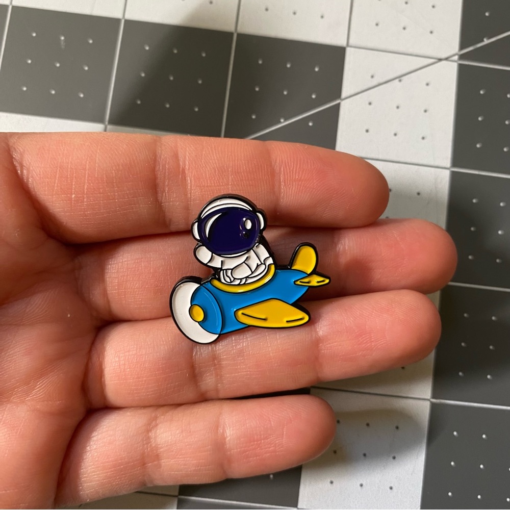 Astronaut Enamel Pin